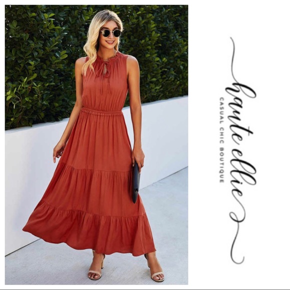 Simply Chic Tier Ruffle Maxi Dress - Picture 4 of 6